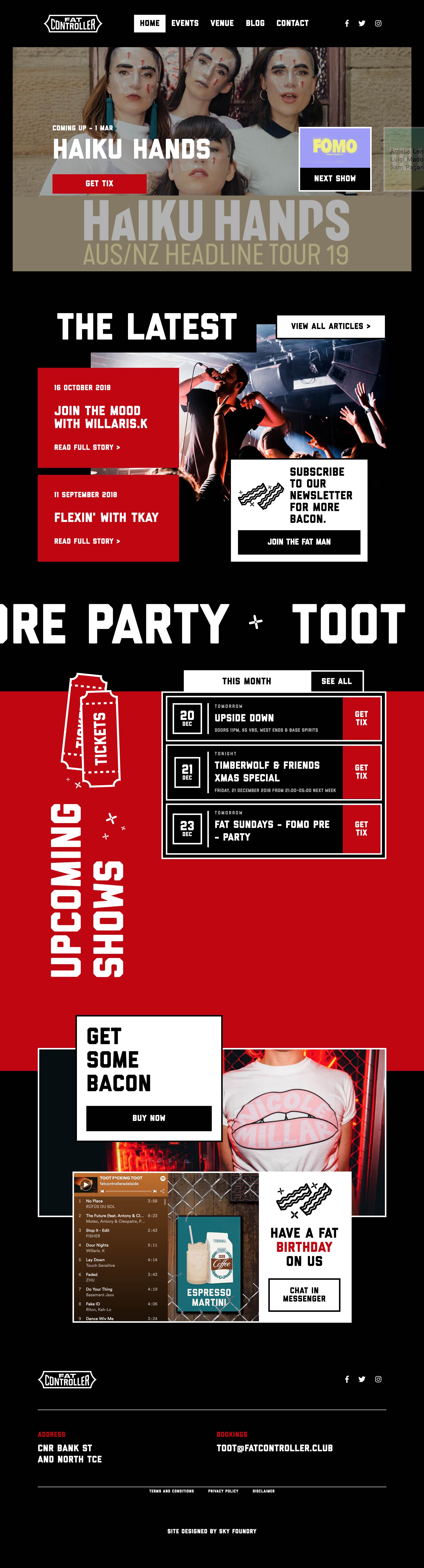 Fat Controller Website