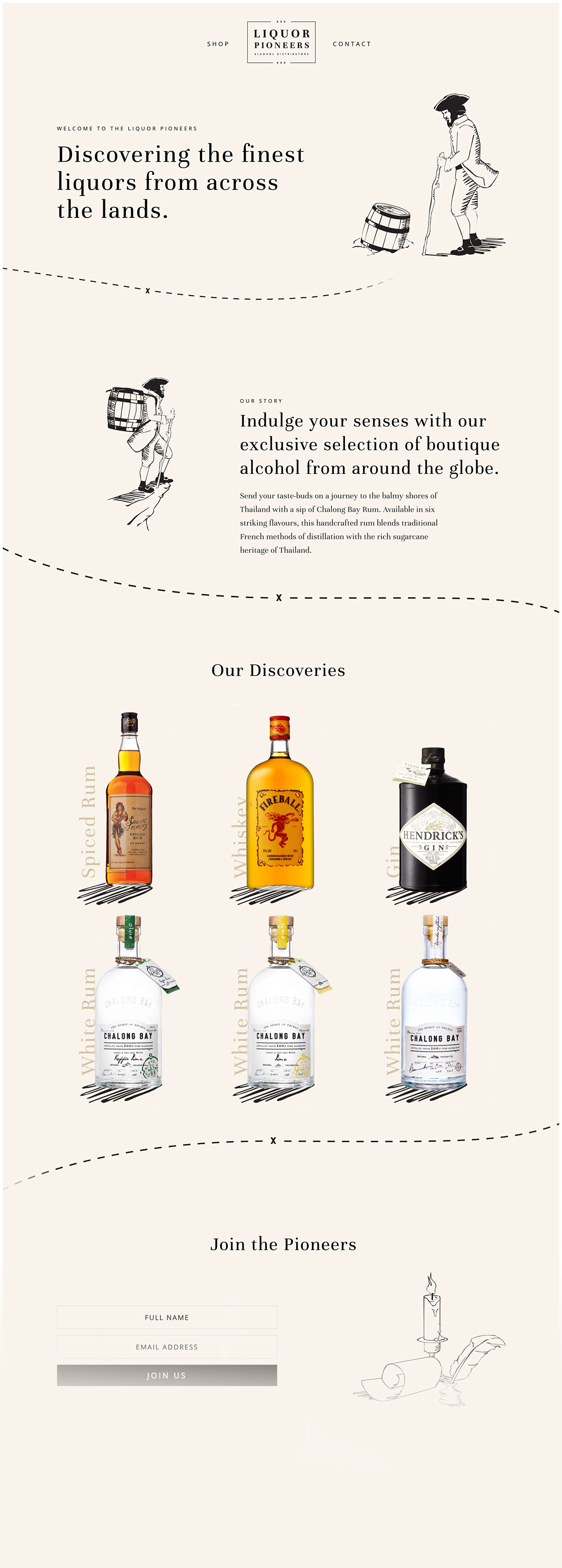 Liquor Pioneers Website