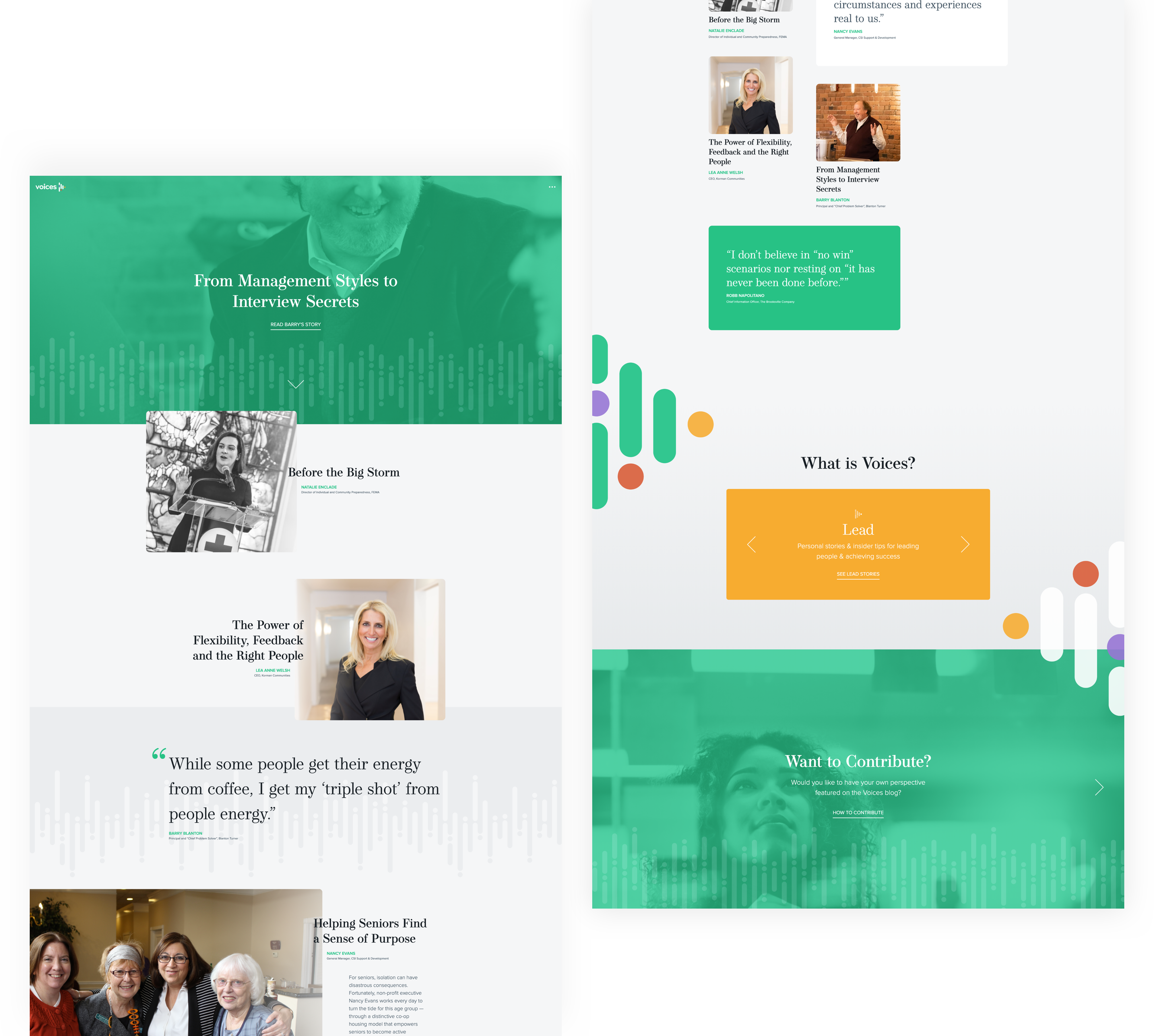 Voices Desktop Screenshot